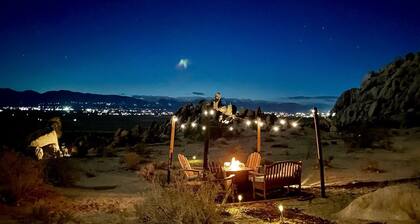 Private hilltop Glamping with Joshua Tree vibes