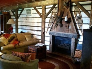 TV, fireplace, stereo