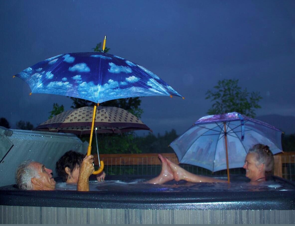 Baignoire à remous extérieure