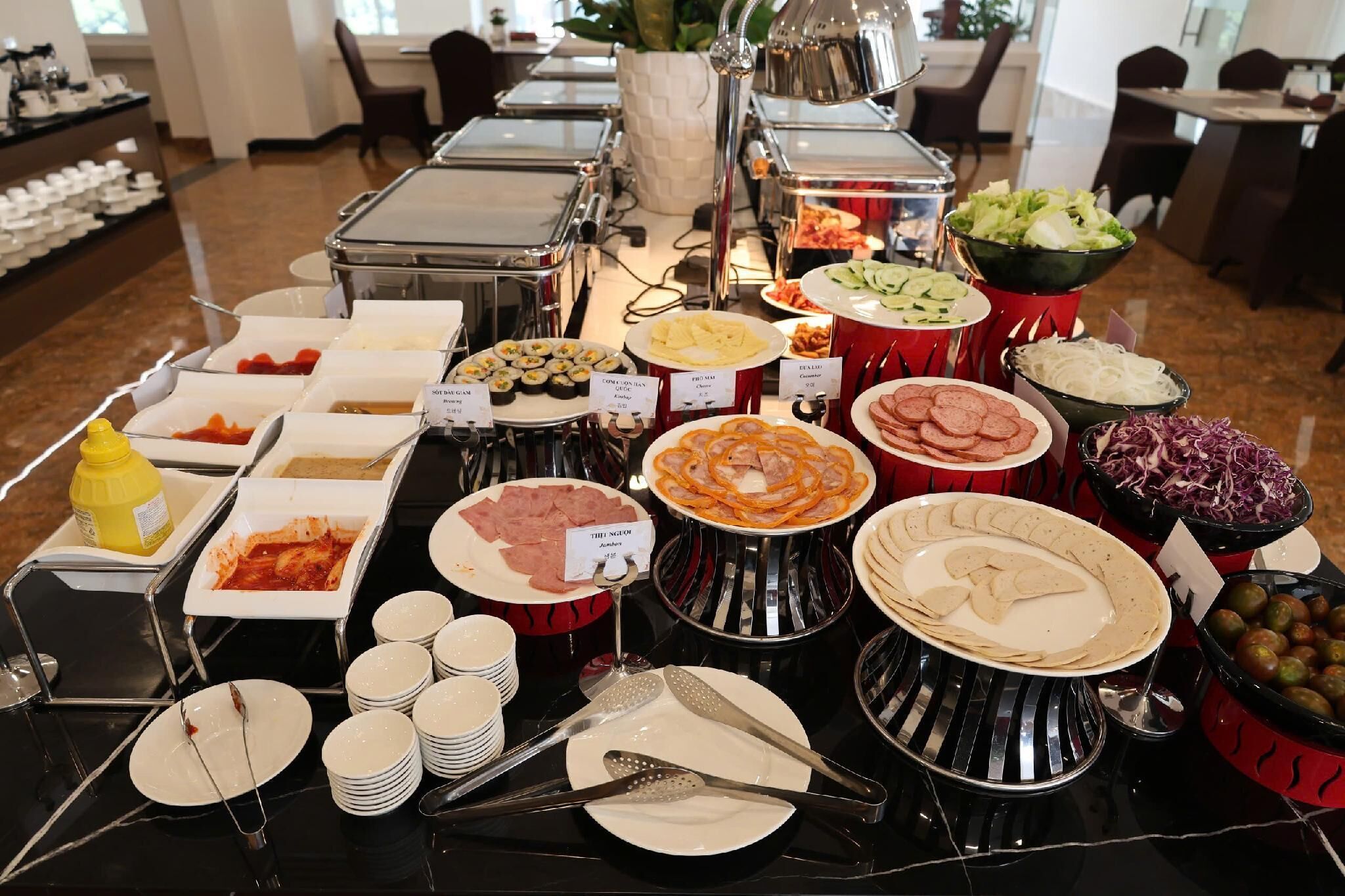 Frokostbuffé er inkludert hver dag