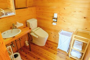 Villa, 3 habitaciones, balcón, vista al mar | Baño