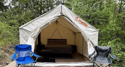 Reconnect with Nature at this Glamping Tent in East Wakefield, New Hampshire