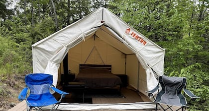 Reconnect with Nature at this Glamping Tent in East Wakefield, New Hampshire