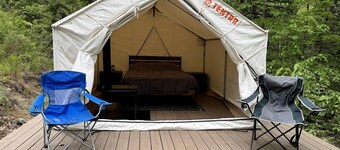 Reconnect with Nature at this Glamping Tent in East Wakefield, New Hampshire