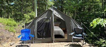 Reconnect with Nature at this Glamping Tent in East Wakefield, New Hampshire