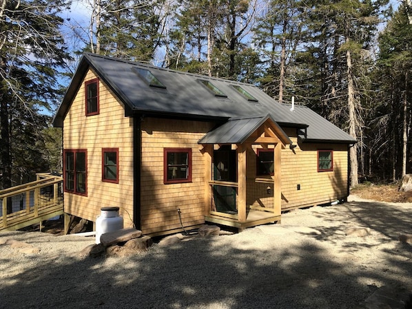 Exterior - Secluded, Dog-Friendly Lakefront Cabin on Pristine Lake, Maine, for Wonderfully Romantic Getaways to Nature (Marshfield)