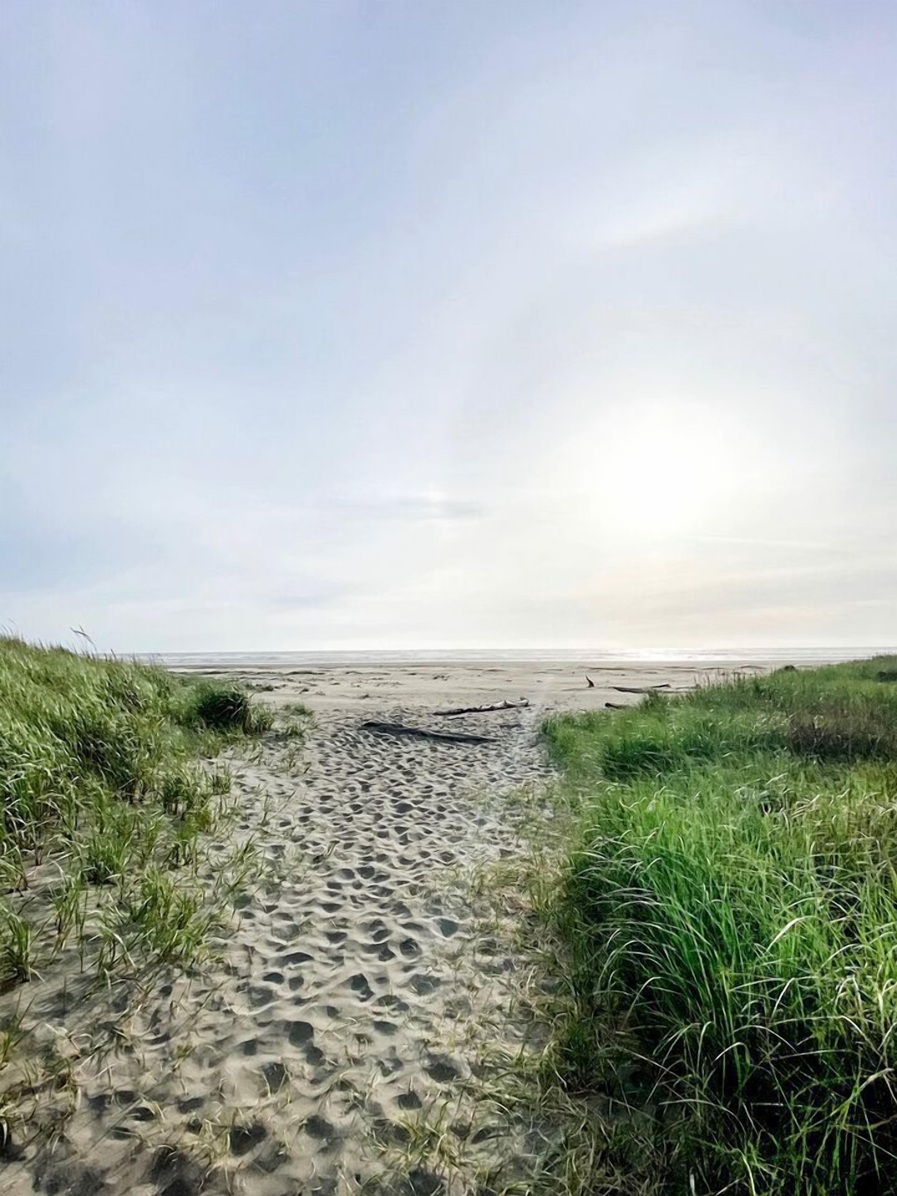 Tæt på stranden