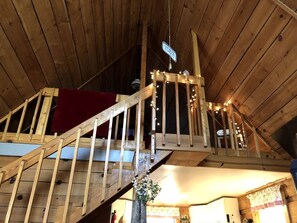 Interior - Romantic Log Cabin with Hot Tub near Cherokee National Forest, Tennessee (Coker Creek)