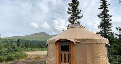 Peaceful Denali Accommodation for Yurt Glamping in Alaska
