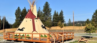 Amazing Tipi Rental for the Perfect Camping Getaway in Republic, Washington