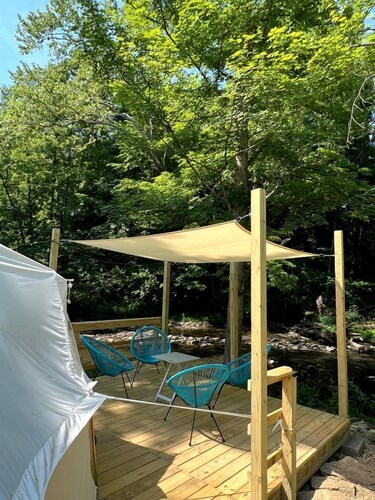 Charming Bell Tent Stay at Working Farm in Smithfield, Pennsylvania for Glamping at its Best