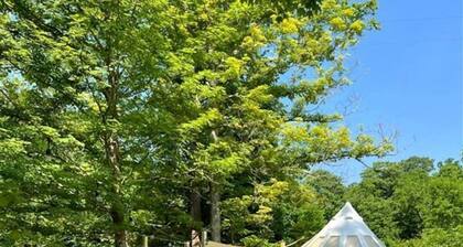 Charming Bell Tent Stay at Working Farm in Smithfield, Pennsylvania for Glamping at its Best
