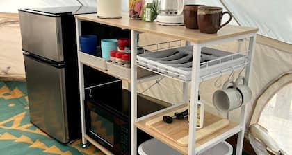 Charming Bell Tent Stay at Working Farm in Smithfield, Pennsylvania for Glamping at its Best