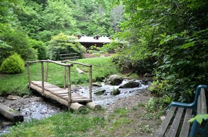 Property grounds - Cozy Creekside Cabin Rental near Cherokee, North Carolina (Cherokee)