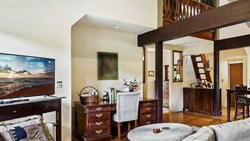 Fireplace, stereo