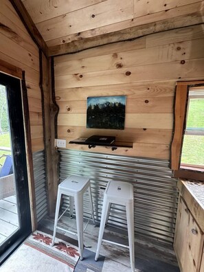 Interior - Cozy Tiny Cabin by the Creek for a Unique Pet-Friendly Getaway in Hillsville, Virginia (Hillsville)