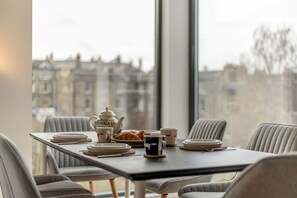 Dining - Designer Urban Apartment with City Terrace (Edinburgh)