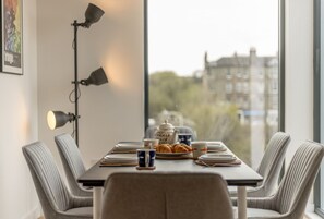 Dining - Designer Urban Apartment with City Terrace (Edinburgh)