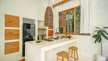 Luxury Villa, 1 Bedroom, Patio, Pool View | Private kitchen