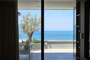 Appartement Penthouse familial, plusieurs chambres, face à la mer (La Terrazza Azzurra) | Intérieur