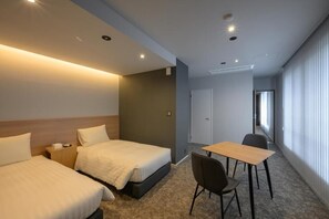 Twin Room | In-room safe, iron/ironing board, free WiFi - shingennoyu yumuraonsen ryokanmeiji (Kofu)