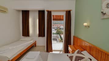 Classic Double or Twin Room, Balcony, Pool View | In-room safe, free WiFi