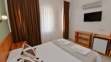 Classic Double or Twin Room, Balcony, Pool View | In-room safe, free WiFi