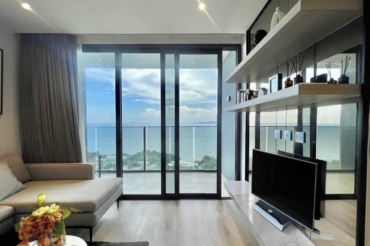 Departamento, 2 habitaciones, con acceso para personas discapacitadas, para fumadores | Sala de estar