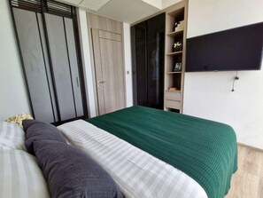 อพาร์ทเมนท์, 2 ห้องนอน, พร้อมสิ่งอำนวยความสะดวกสำหรับผู้พิการ, สูบบุหรี่ได้