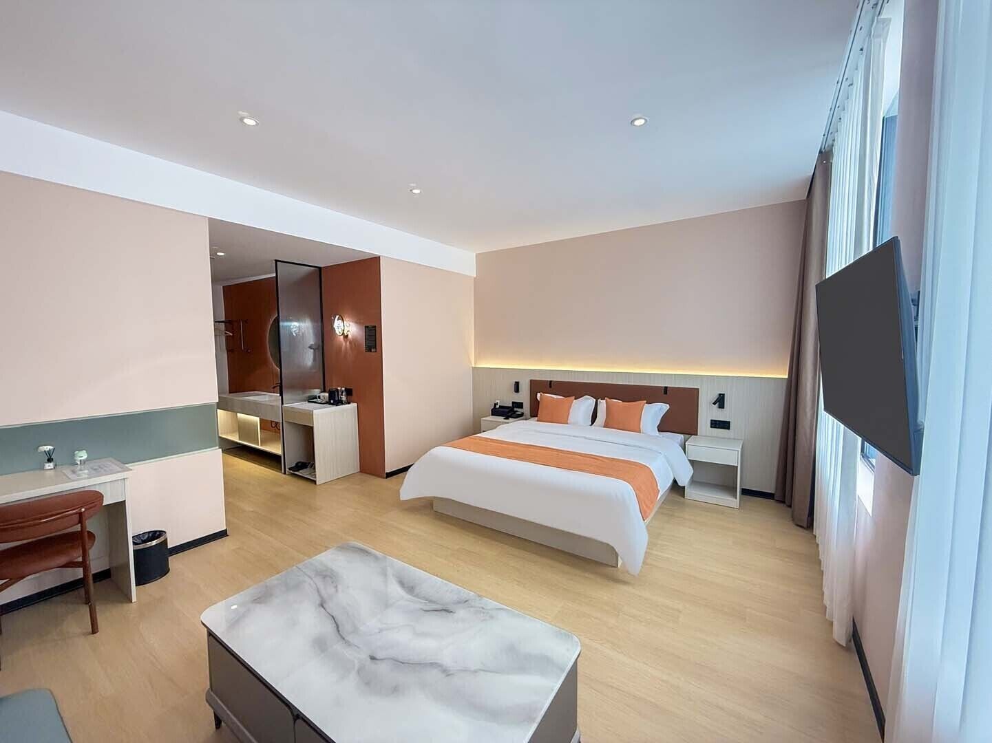 Quarto casal romântico