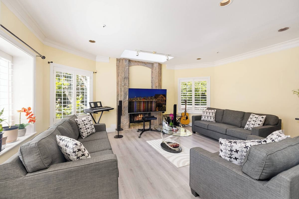 Asrama Umum, 1 kamar tidur, patio, pemandangan kebun | Ruang keluarga