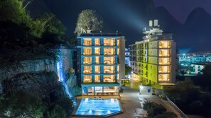 Overnatningsstedets facade