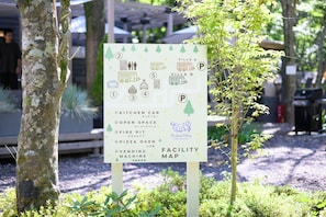 Kart over overnattingsstedet