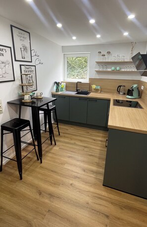 Private kitchen - Cozy apartment near Lake Constance - ideal for couples (Friedrichshafen)