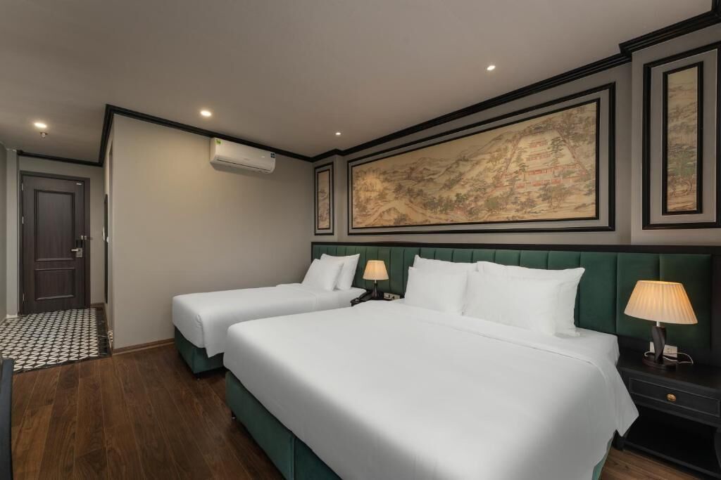 Deluxe-værelse til 3 personer - balkon - byudsigt