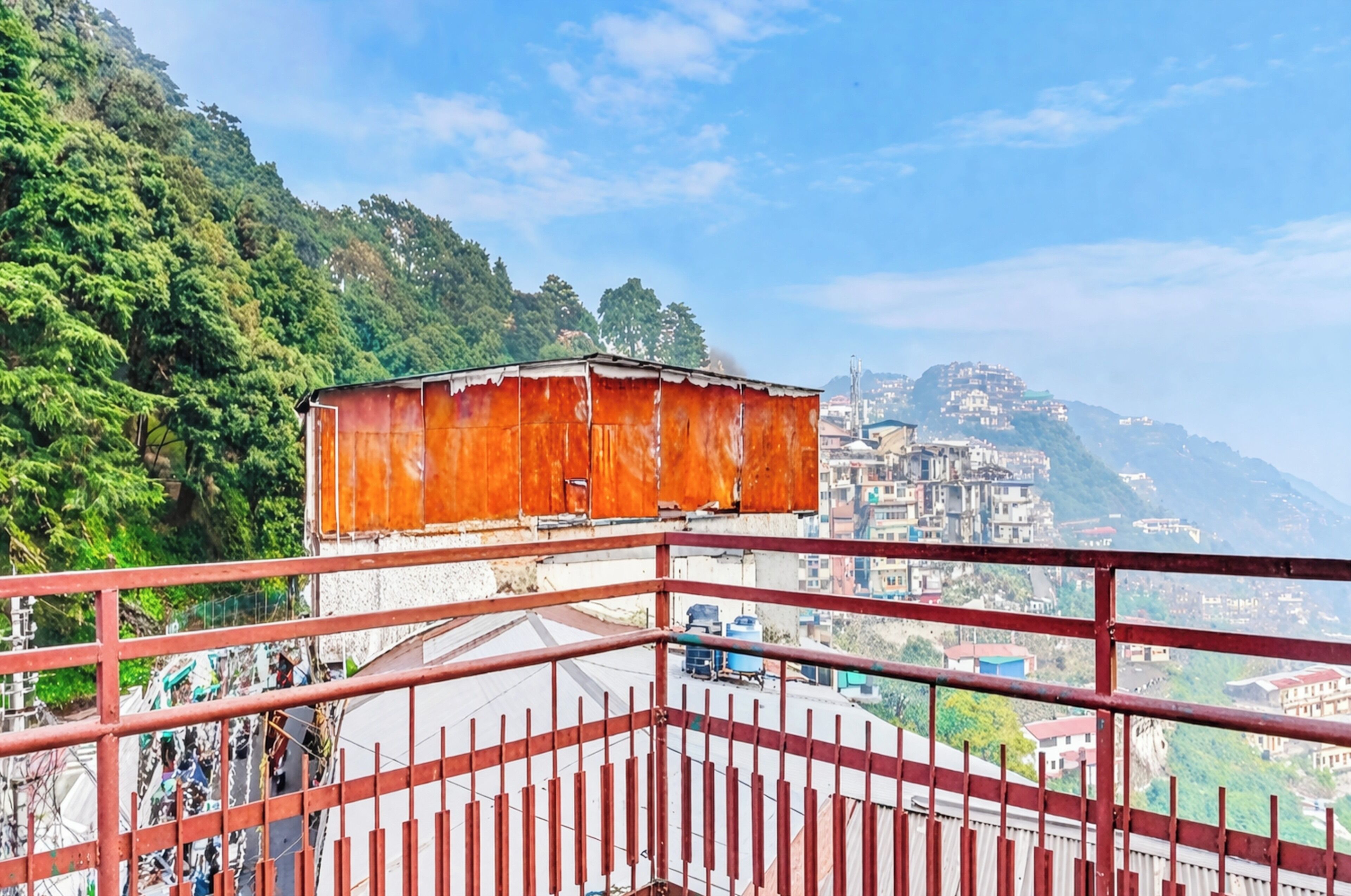 Stadsuitzicht vanuit accommodatie