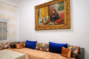 Interior - 2BR Apartment with Moroccan Salon, Near Jack Beach & Aquaparc Tamaris Casablanca (Oulad Azzouz, Casablanca)