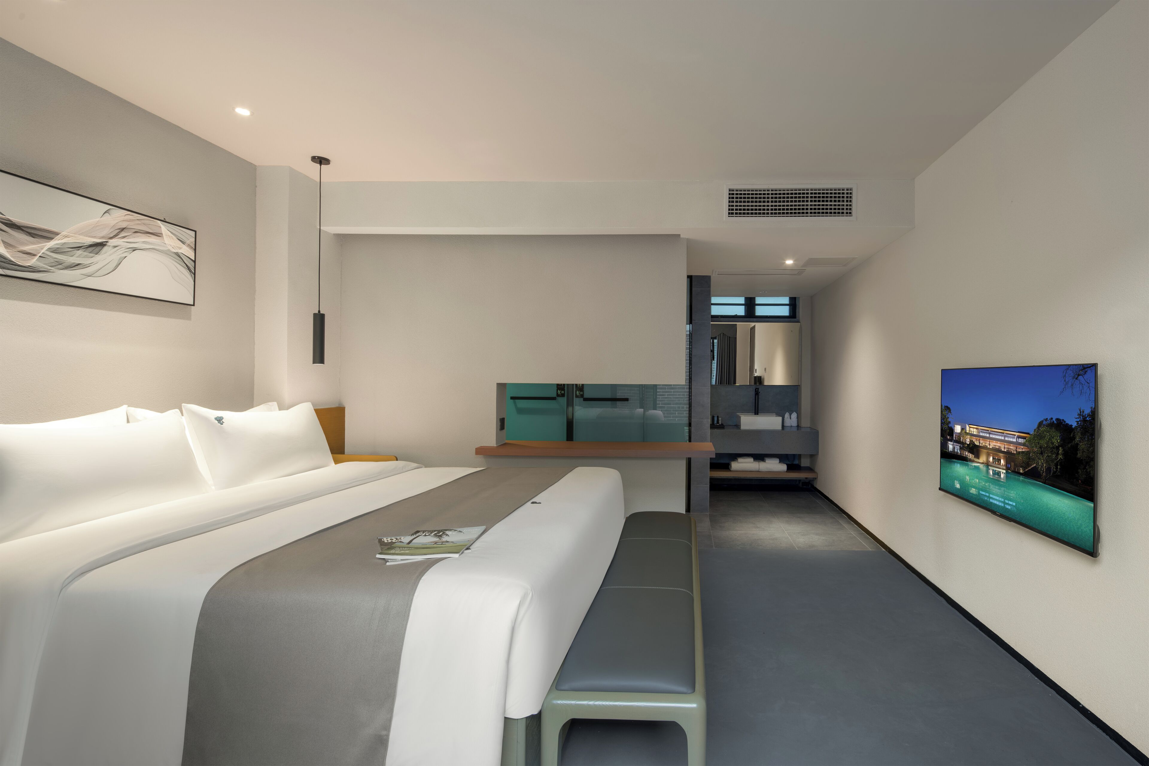 Småhus, 1 kingsize-seng, røyk, aircondition