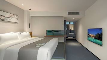 Småhus, 1 kingsize-seng, røyk, aircondition