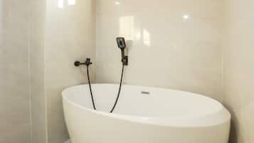 Familjerum för fyra - balkong | Badrum