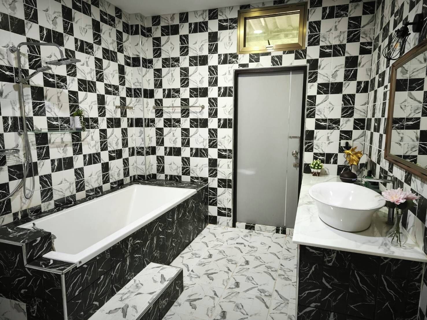 Villa Familiale, 2 chambres, piscine privée, côté montagne | Salle de bain