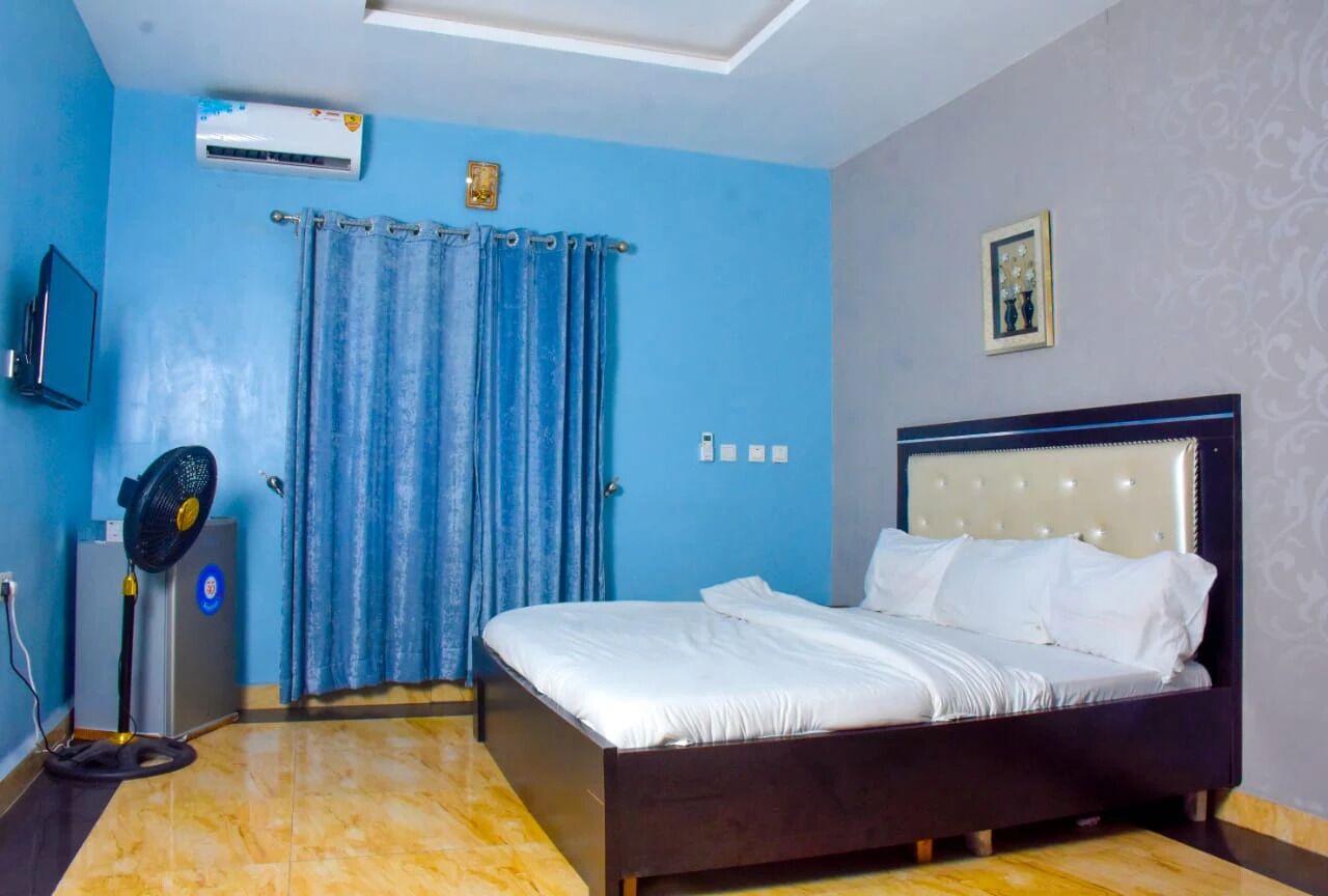 Økonomirom, balkong, byutsikt