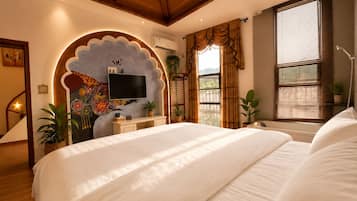 Family Suite, Hill View | Premium bedding, down duvets, memory-foam beds, individually decorated