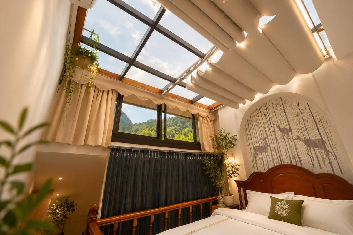 デザイン 4 人部屋 ヒルビュー | 部屋からの景観