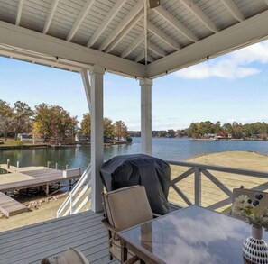 House, Balcony, Lake View | Outdoor dining - Lake Happy (Dadeville)