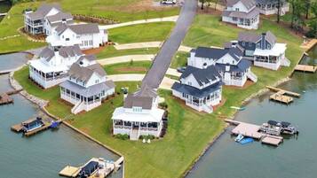 Maison, balcon, vue sur le lac | Extérieur