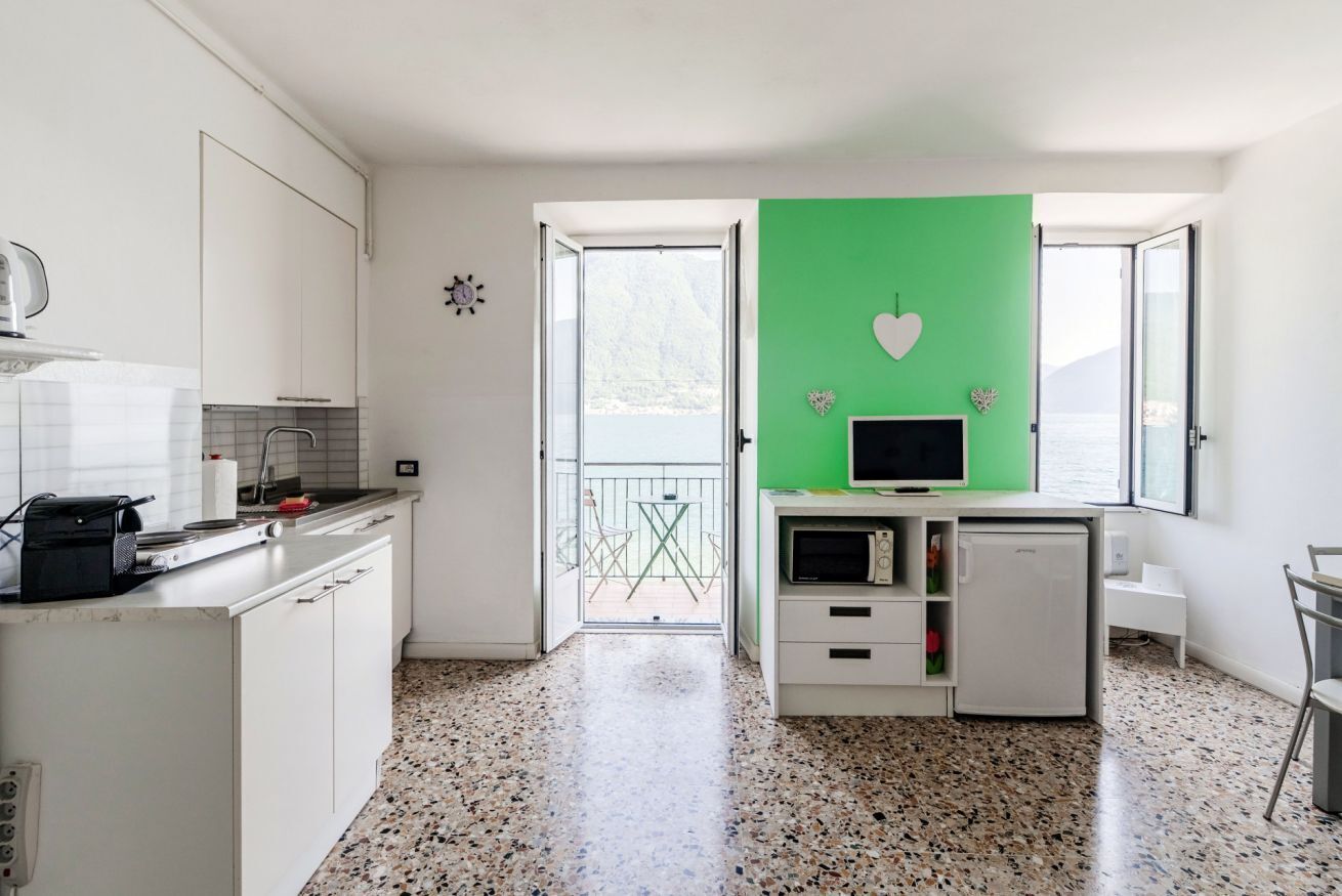 Fridge, microwave, toaster
