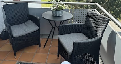 Spacious vacation rental with a private entrance near the Bad Oexen Health Clinic and the Weser Cycle Path