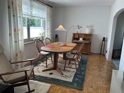 Spacious vacation rental with a private entrance near the Bad Oexen Health Clinic and the Weser Cycle Path