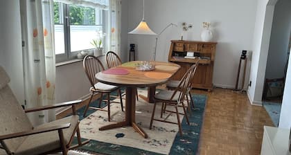 Spacious vacation rental with a private entrance near the Bad Oexen Health Clinic and the Weser Cycle Path